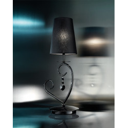 Настольный светильник Evi Style heart-black