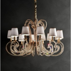 Люстра Masiero CRYSTALRY 12 VERTICALE