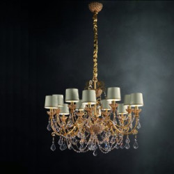 Люстра Masiero GOLD IMPERIAL 12