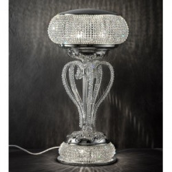 Настольный светильник Masiero CRISTALRY SILVER TL3 3