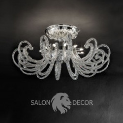 Потолочный светильник Masiero CRISTALRY SILVER PL 12