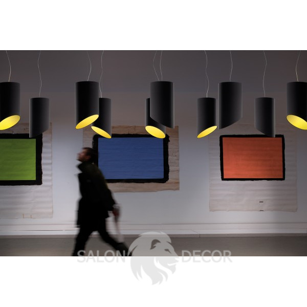 Потолочный светильник Morosini Pank-SO30-black_yellow